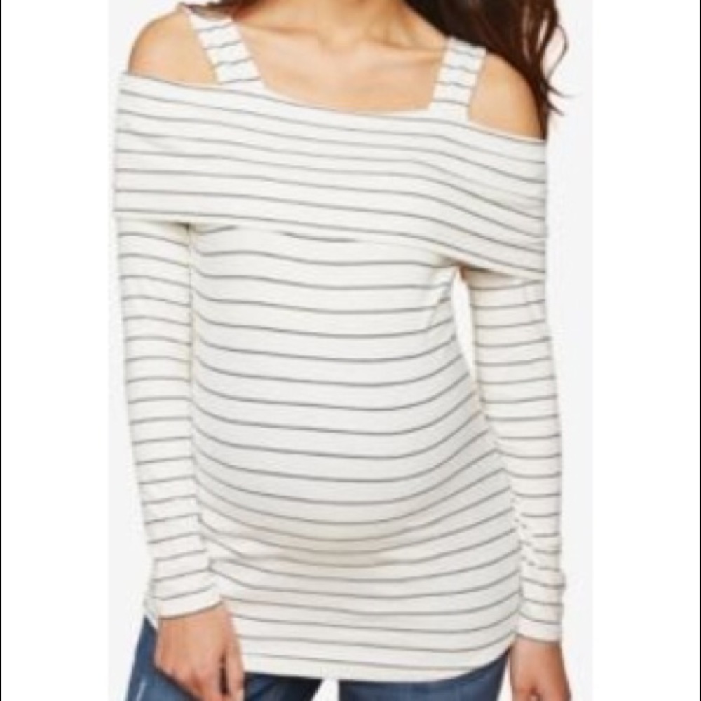 Maternity off the shoulder top